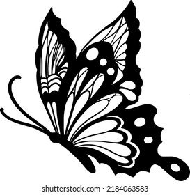 Butterfly Tattoo Designs Handrawn Line Art