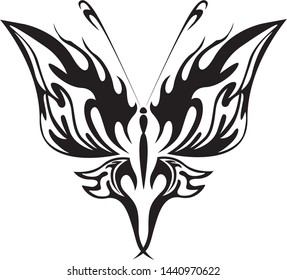 
butterfly tattoo vector art element