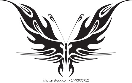 
butterfly tattoo vector art element