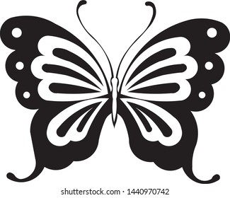 
butterfly tattoo vector art element