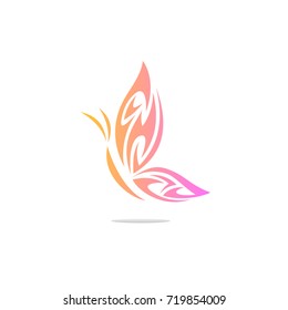 butterfly template logo vector eps 10