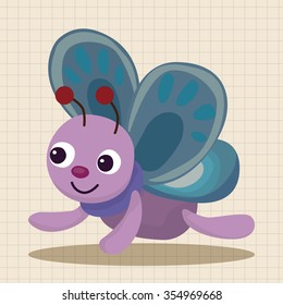 butterfly theme elements vector, eps