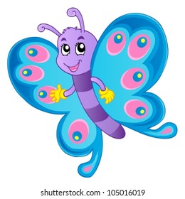 Butterfly theme image 1 - vector illustration.