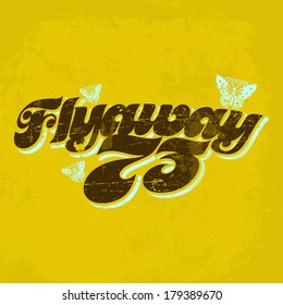 Butterfly themed t shirt printing design.