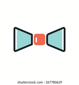 butterfly tie icon.vector illustration.