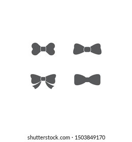 Butterfly tie vector icon illustration design 