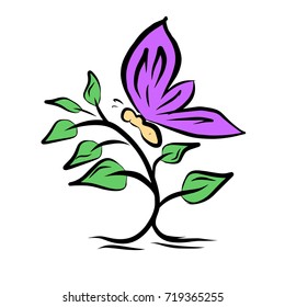 butterfly tree logo