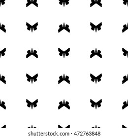Butterfly trendy micro vector seamless pattern for shirt