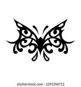 Butterfly Tribal Vector