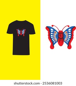 Butterfly T-shirt logo, Logo T-shirt, symbol, icon, logo, vector
