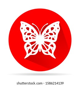 Butterfly. Universal Vector icon for web and mobile application. Vector icon illustration on a white background Vector icon . Editable Thin line.