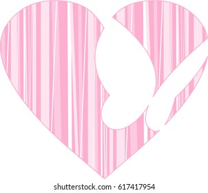 Butterfly Valentine Heart