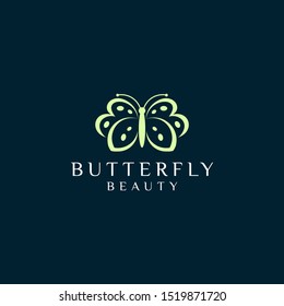 Butterfly Vector Abstract logo design / Letter B Butterfly  Beauty graphic illustration