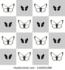 butterfly, vector, art