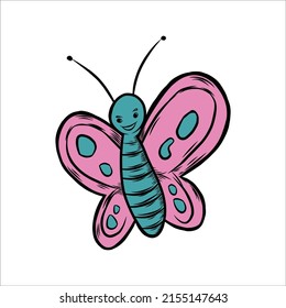 Butterfly vector art design. Vector design download.