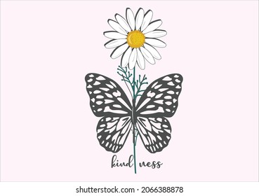 butterfly vector art design hand drawn 