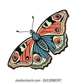 A Butterfly vector art illustration 