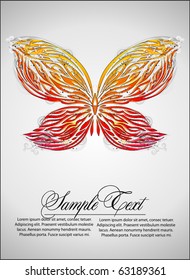 butterfly vector background