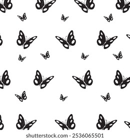 Butterfly vector background illustration design