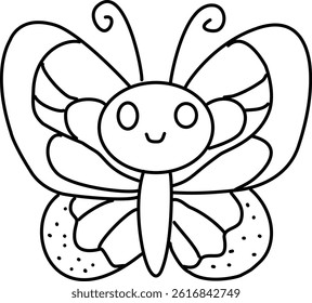 Butterfly vector Bunch Line Art 