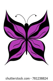 butterfly vector color