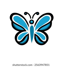butterfly vector design illustration, butterfly icon, butterfly logo, butterfly sticker, animal design, great as a sticker.