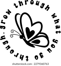 Butterfly vector design, print file