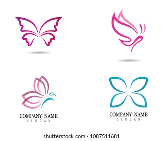 Butterfly vector icon