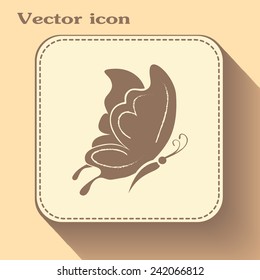 butterfly vector icon