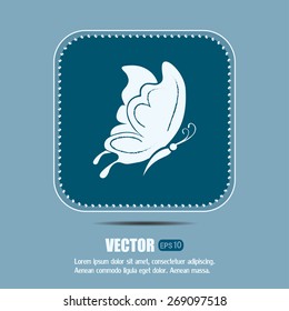 butterfly vector icon