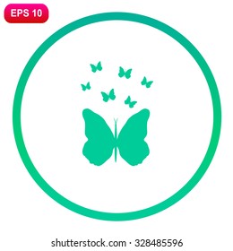 Butterfly vector icon