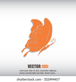 butterfly vector icon