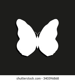 butterfly - vector icon