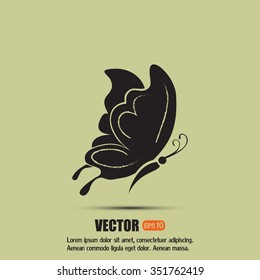 butterfly vector icon