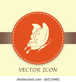 butterfly vector icon