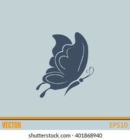 butterfly vector icon