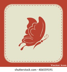 butterfly vector icon