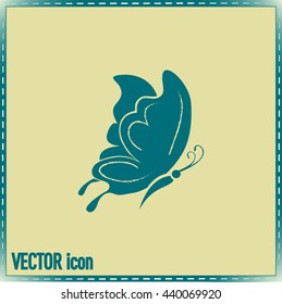 butterfly vector icon