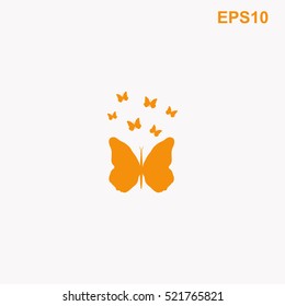 Butterfly vector icon