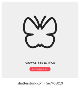Butterfly vector icon