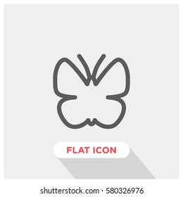 Butterfly vector icon