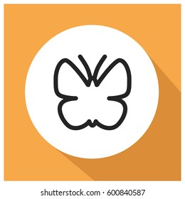 Butterfly vector icon