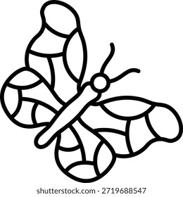 Icono de Vector de mariposa. Se puede utilizar para aplicaciones de impresión, móviles y de Web.