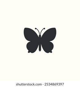 Vector de mariposa, mariposa de Vector, decorativo, belleza, naturaleza, silueta mariposa, icono de mariposa