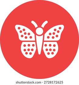 Ilustración de diseño de icono de Vector de mariposa