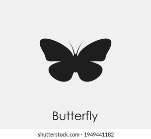 Butterfly vector icon. Editable stroke. Symbol in Line Art Style for Design, Presentation, Website or Apps Elements, Logo. Pixel vector graphics - Vector