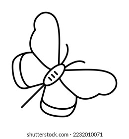 Butterfly Vector Icon fully editable

