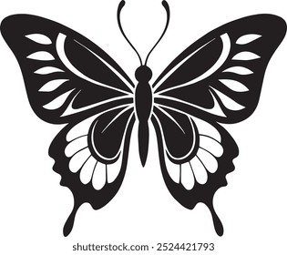 butterfly vector, icon vector illustration, butterfly silhouette of a butterfly isolated on a white background , eps,