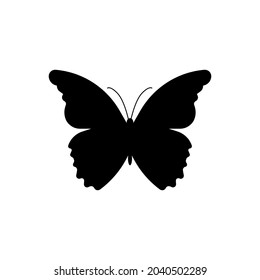 Butterfly vector icon. insect illustration sign. moth symbol.