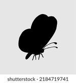 butterfly vector for icon, logo or illustration